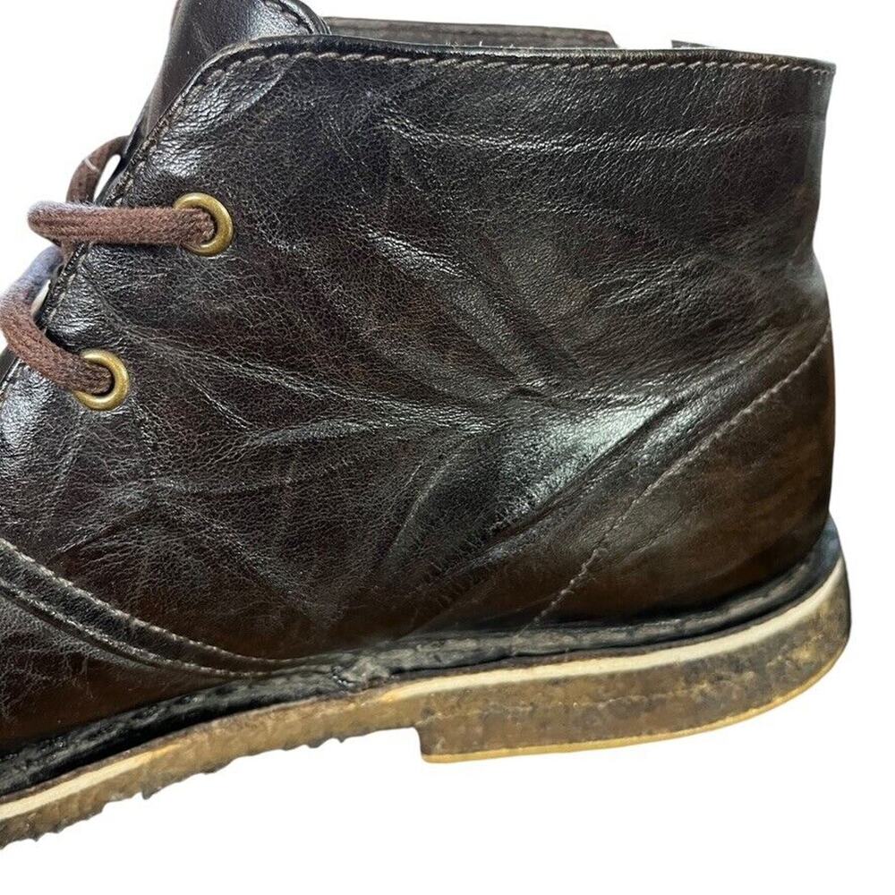 Ugg 3275 Leighton Chukka Lace Up Brown Leather Mens Ankle Boots Shoes sz 10 - Picture 6 of 16